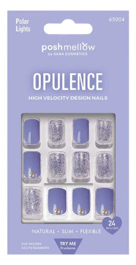 Poshmellow Opulence High Velocity Design Nails – Polar Lights 65004 - ANNS BEAUTY SUPPLY